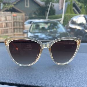 Rachel Zoe Gold and Black Sunglasses